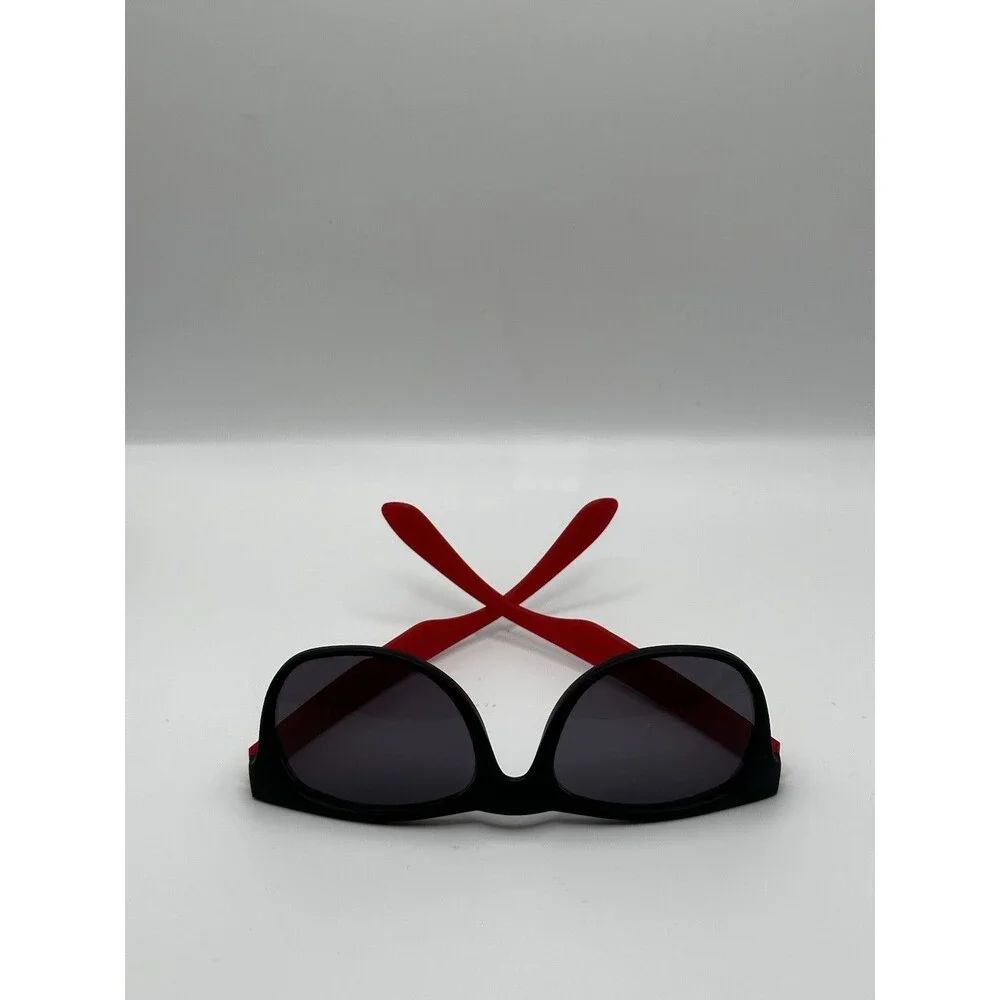 Brooklyn Law School Promo Sunglasses Black Frame Red Arms Used